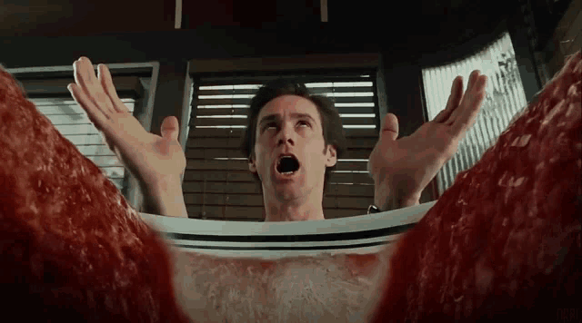 Funny gif of Moses parting the red sea